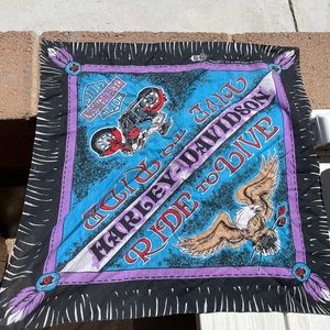 Vintage Harley Davidson Bandanna